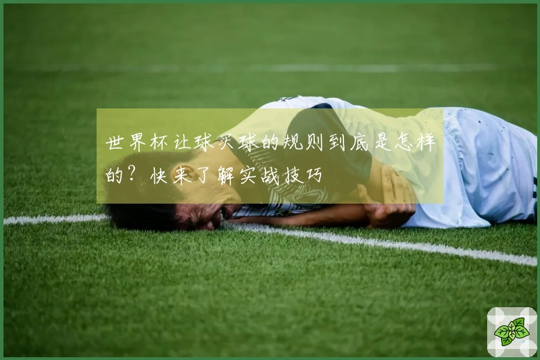 世界杯让球买球的规则到底是怎样的？快来了解实战技巧