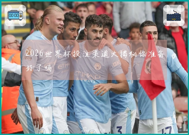 2026世界杯投注渠道大揭秘你准备好了吗